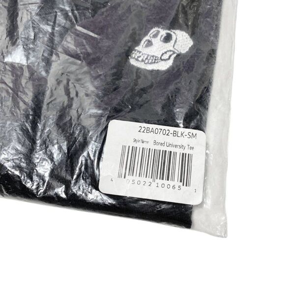 Bored Ape Yacht Club Bored University Tee BAYC Black - Picture 6 of 6